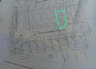 Vente terrain zone villa 