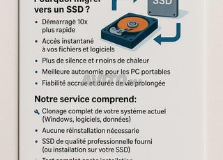 Migration Système – De HDD vers SSD