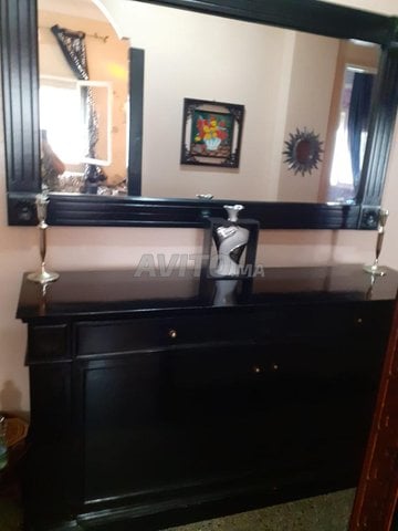 Ensemble buffet miroir et vitrine