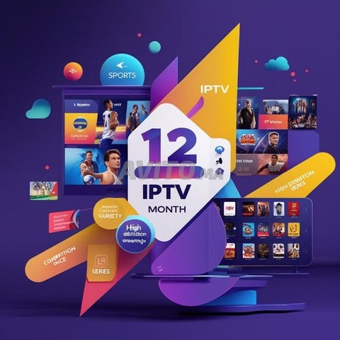 8 mois Abonnement IPTV illimité – Haute résolution
