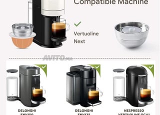 🇩🇪capsule Nespresso Vertuo rechargeable inox