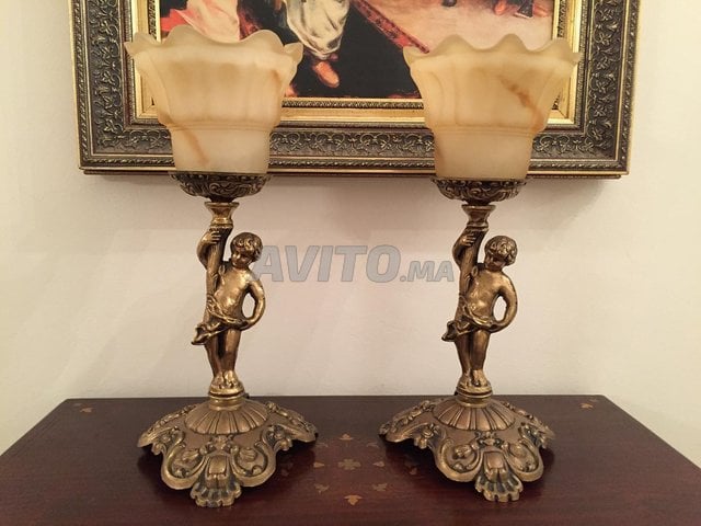 LAMPES ANTIQUE EN CUIVRE 