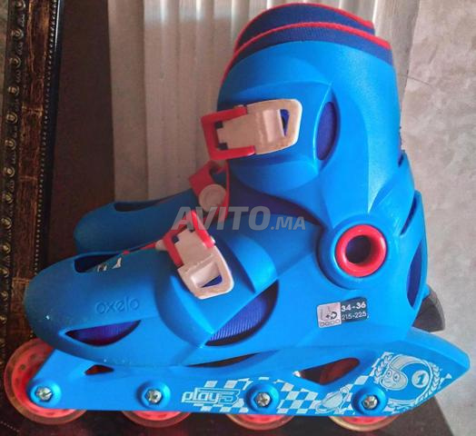 roller enfant PLAY3 bleu rouge