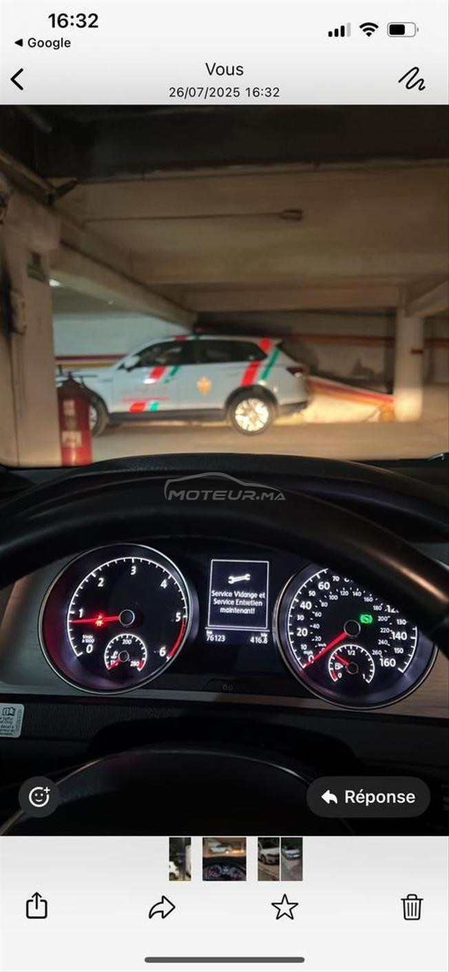 Volkswagen Golf 7 Diesel Automatique 2017 à Meknès