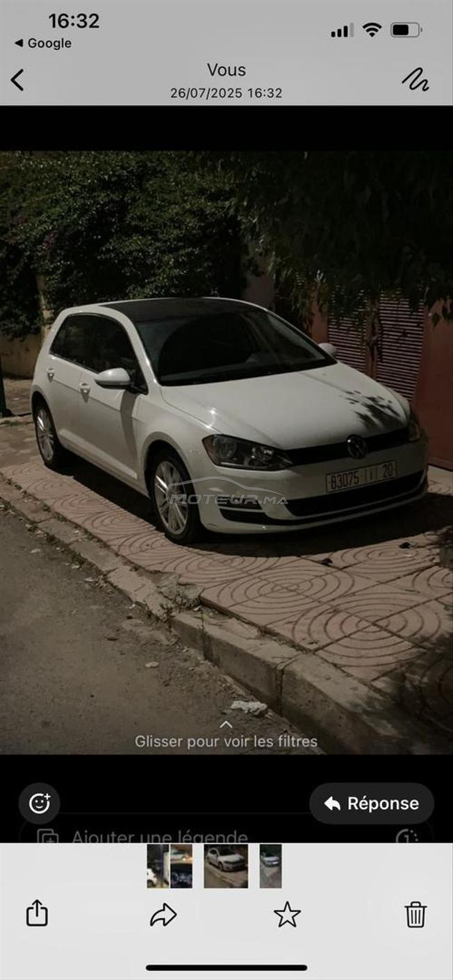 Volkswagen Golf 7 Diesel Automatique 2017 à Meknès