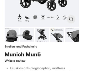 Poussette Casualplay Munich MUN5 – 4 pièces