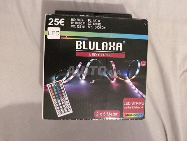 LED strip RGB 10 metro شريط لاصق