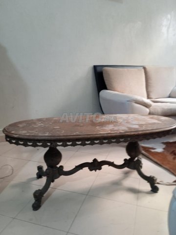 Table ancienne en cuivre