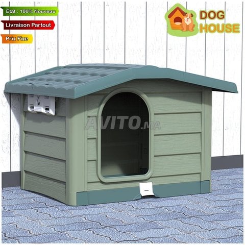 NICHE CHIEN LARGE VERT 110 X 94 X 77 CM