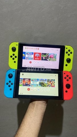 Nintendo Switch V2 Flashé Plein De Jeux