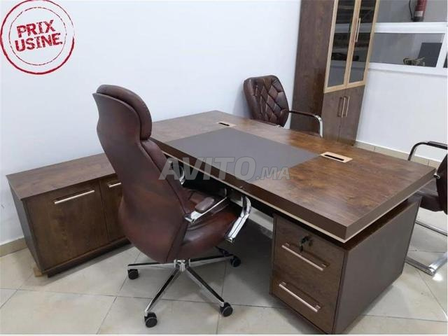 bureau avec retour et caisson  de  