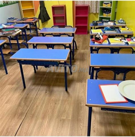 MOBILIER SCOLAIRE منخفض SCOLAIRE\TABLE\CHAISE