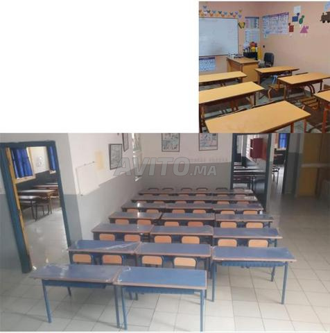 طاولات وكراسي مدرسية – حالة جديدة chaises et table