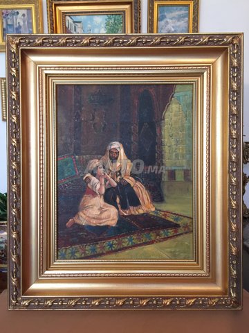 Tableau peinture sur toile pour décoration