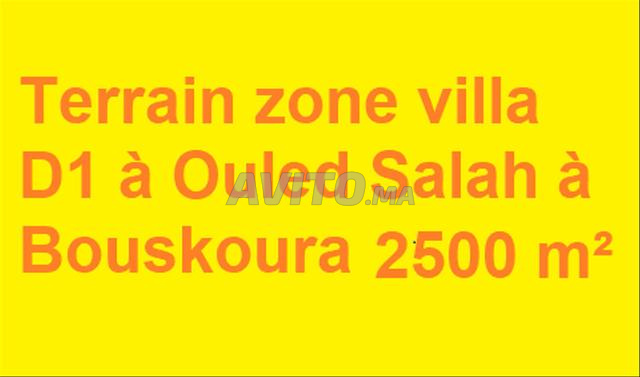 Terrain à vendre Ouled Salah Bouskoura 2500 m² D1