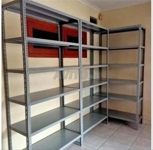 RAYONNAGE MÉTALLIQUE /ÉTAGÈRE MÉTALLIQUE À 