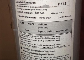 bouteille de gaz comprimé