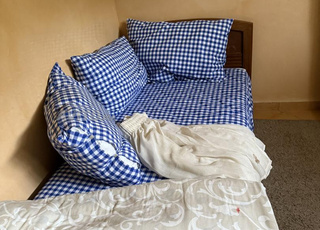 Lit 1 place en bois massif 