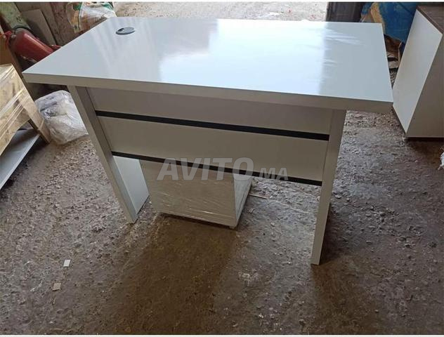 Bureau De Caisson 3 Tiroir En Bois   Rmdhz - 2