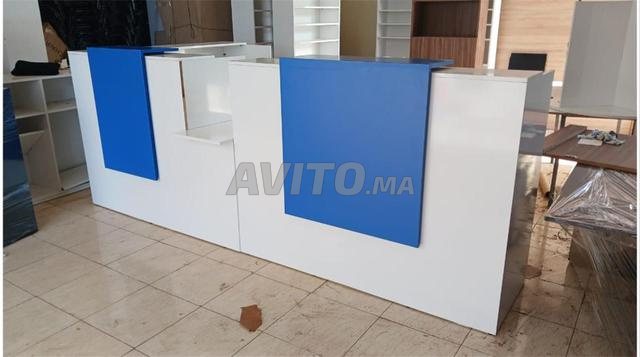 كاونتر استقبال Comptoir D’Accueil Bois Mdf  - 2