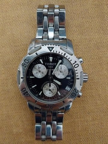 Tissot PRS200 Steel Bracelet Black Swiss Quartz