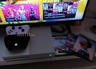 Xbox one s complet plein de jeux et des jeux disc