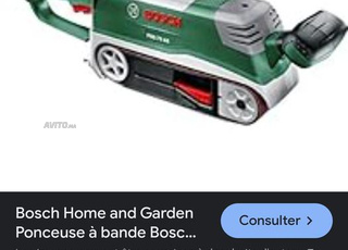 Ponceuse a bande Bosch pbs 75 ae set