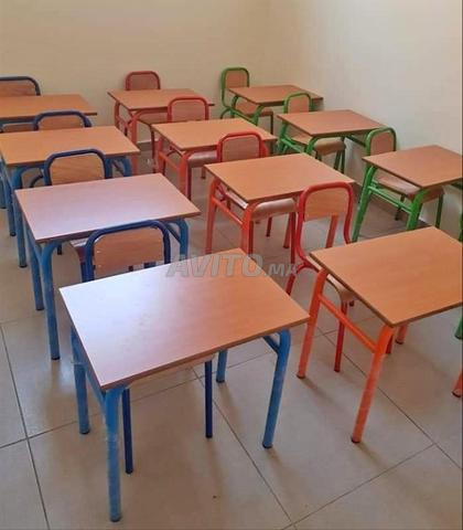 fabrication mobilier scolaire / Table / CHAISE