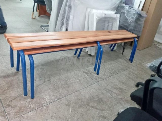 banc scolaire avec dosier/ SANS dosier