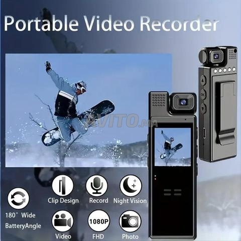 Caméra d'action portable objectif rotatif 180 - 2
