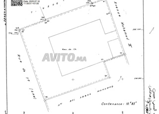 Terrain 1093m² au centre el jadida Bd Mohammed 5