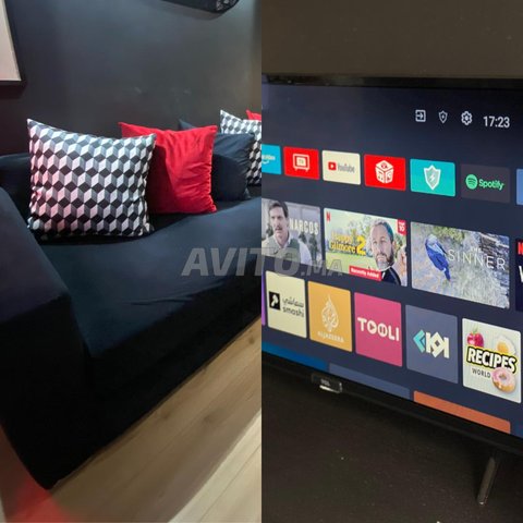 PACK TV & Canapé 3 places – Très bon état