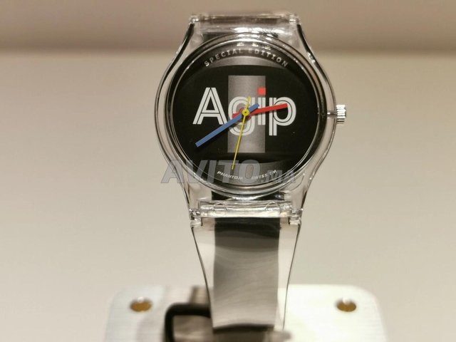 Montre Vintage Swiss Made – Édition spéciale AGIP 