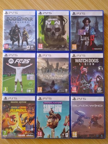 jeux CD PS5 occasion 