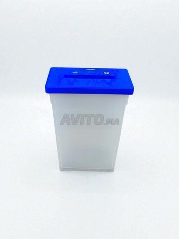 Poubelle de tri papier Green Office bleu