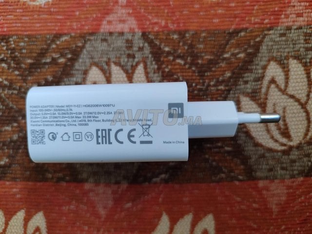 Chargeur Xiaomi Redmi Original 