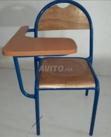 Chaise écritoire semi métallique 