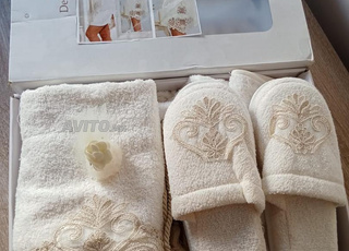 Peignoir de bain 4 pieces made in turkey 