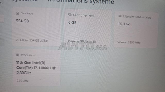PC Dell i7 Gaming G15 5511 