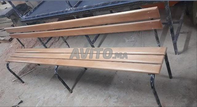 banc scolaire bois et métal