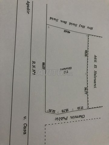 Terrain agricole à vendre