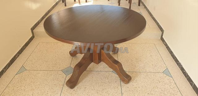 صالون وغرفة طعام من خشب البلوط - 2