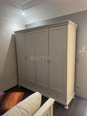 chambre enfant complete bois massif 