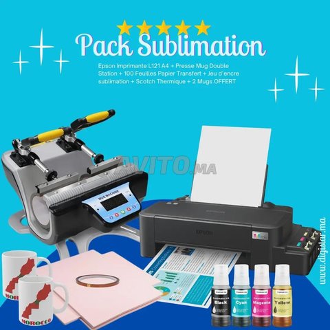  Pack Sublimation Mugs Double – Epson L121 A4