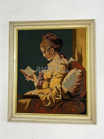 Tableau artistique d une femme fait à la main