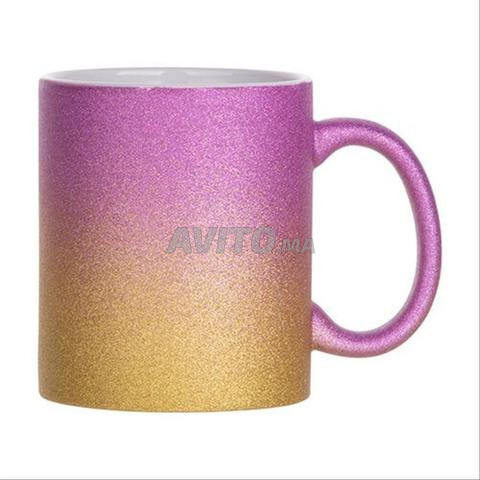 Mug avec paillettes pour sublimation dégradé  - 2