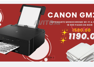 Imprimante Canon MegaTank GM2040 Monochrome WiFi