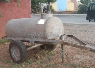 remorque citerne eau 1000L galvanise