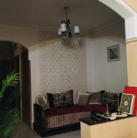 Salon marocain moderne (bois massif et na9ch)