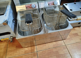 friteuse posable double electrique 